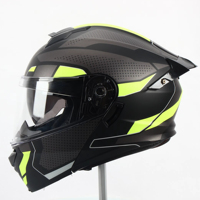 TOOP nouveau Offres Spéciales casque de moto rabattable personnaliser Service Fabricante modulaire Casco Led feu arrière Plegable casques moteur