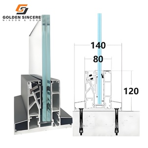 รั้วกระจกอลูมิเนียมแข็งแรง GS สำหรับห้างสรรพสินค้าและล็อบบี้ของโรงแรม - Product Image 6