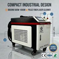 BOGONG Machine de nettoyage au laser pulsé de qualité industrielle 1000W, source laser JPT. Décapant de rouille métallique haute performance pour les chemins de fer