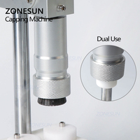 ZONESUN Machine à sertir manuelle parfum sertisseuse capsuleuse métal collier capuchon presse capsulage Machine pulvérisation sertisseuse joints