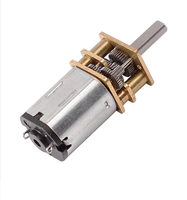 Moteur CC miniature TT Motor GM12-N20VA monophasé à faible régime, 12 mm N20, couple élevé, micro-moteur à engrenages brossé 2,4 V-12 V 0,1 W pour applications électriques
