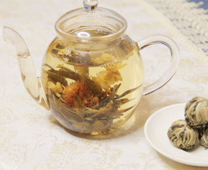 Caja de regalo de té floreciente Año Nuevo Regalo de Navidad Flor Bola de té Soporte directo de fábrica Paquete OEM en Anhui <span class=keywords><strong>Huangshan</strong></span> - Product Image 4