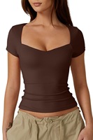 Combinaison courte unie pour femme Chunpin, sexy, décolleté cœur, double doublure en nylon et élasthanne, idéale pour sortir