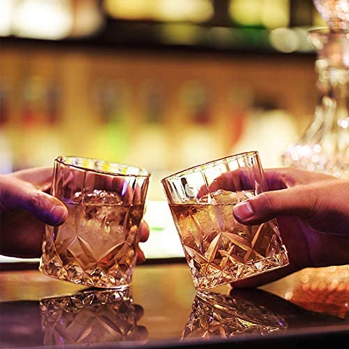 11oz Old Fashioned Crystal Whiskey Rocks Glasses 10 OZ Glasses Tumblers