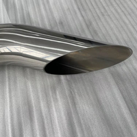 Tubo de Escape Cromado de 5 Pulgadas para Camiones de Trabajo Pesado, Compatible con Peterbilt, Kenworth y Freightliner