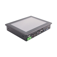 Processeur Intel I5 de 7e génération, 15 pouces, boîtier sans ventilateur pour ordinateur industriel, entrée d'alimentation 6-RS232 DC 9-36V, écran tactile intégré