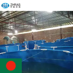 Bangladesh ras system shrimp equipment set,ras shrimp farming project for catfish fish farming