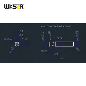 Les fabricants dirigent toutes sortes de dessins de fraises en carbure non standard conçoivent des outils de coupe CNC