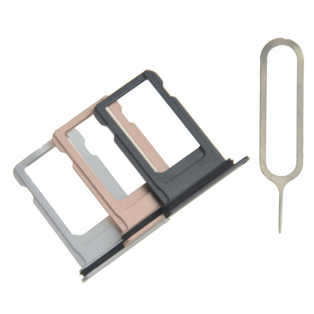 Hot Selling Single Dual Sim Card Holder Tray Slot Replacement for iPhone SIM Slot Holder Replace