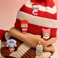 Vente en gros de figurines PopMart officielles de haute qualité, série POP BEAN Fluffy Cozy (1 pièce par paquet), boîte mystère Kawaii à déduire