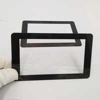 Panel Kaca Tempered Solid Kontrol Sentuh Layar Penuh Dekorasi Industrial Anti-Silau Tahan Air IP65
