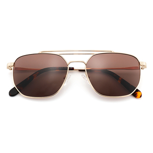All'ingrosso occhiali da sole in metallo a doppio ponte di alta qualità per tutte le forme del viso alla moda <span class=keywords><strong>Wayfarer</strong></span> Sunglasses100 % UV polarizzati - Product Image 1