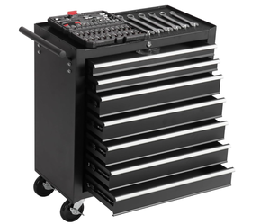 7-Drawer <strong>Metal</strong> Rolling Tool Chest with Iron Construction Locking System and Wheels <strong>Toolbox</strong> for Garage Storage - Product Image 5