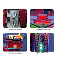 Nouvelle machine de jeu d'arcade de boxe en métal, testeur de puissance, unité Punch-Out, borne de jeu à monnayeur, vente directe