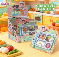 Bulk Creatieve Voedselvormige Gummy Candy Set Retail Ready Display Box Verpakkingen Nieuwe Dip Snacks voor Supermarkt Distributie