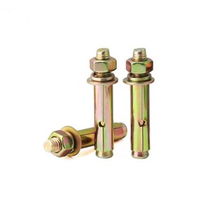 10-100Mm Bevestigingsmiddelen Koolstofstaal Flens Bout En Moer M28 Moer Met Bout Mouw Ankers - Product Image 2