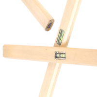 Ensemble de crayons de charpentier en bois de forme octogonale de haute qualité avec niveau pour crayons de dessin professionnels