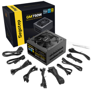 <span class=keywords><strong>Segotep</strong></span> GM750W ATX 3.0 PSU โมดูลาร์เต็มรูปแบบสำหรับการเล่นเกมพีซีแหล่งจ่ายไฟสลับพลังงาน - Product Image 5