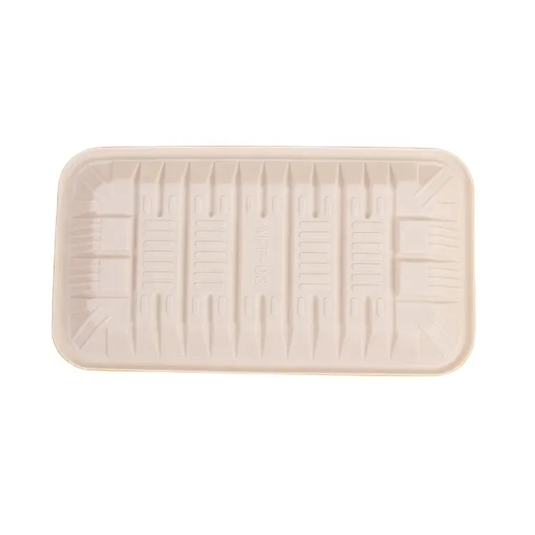 factory price high quality wholesale Kitchen Biodegradable Eco friendly Cornstarch Cutlery Tray