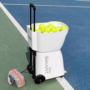 Machine d'entraînement au padel intelligente, lanceur <span class=keywords><strong>de</strong></span> balles automatique avec capacité <span class=keywords><strong>de</strong></span> 100 balles, télécommande via application pour l'entraînement et le <span class=keywords><strong>coaching</strong></span> au padel - Product Image 4