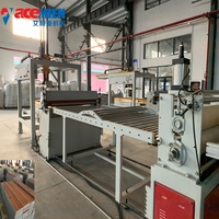 Machine de production de dalles de sol en PVC, panneaux à base de bois, ligne de production de sols SPC en plastique, machine de fabrication de dalles de sol WPC, prix d'usine