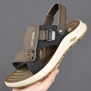 Sandales pour hommes, tongs décontractées d'été, nouvelle version coréenne, sandales décontractées à double usage pour hommes - Product Image 6