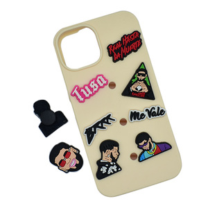 Accesorios Decorativos para Zapatos con Hebilla de PVC de Goma Suave, Desmontables, con Diseño de Dibujos Animados 2D del Cantante <span class=keywords><strong>Anuel</strong></span> AA, para Comercio Electrónico Transfronterizo - Product Image 5