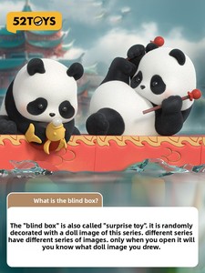 52TOYS PandaRoll: Scatola a Sorpresa Panda Giocattolo che Naviga sul <span class=keywords><strong>Fiume</strong></span> - Regalo Artigianale per il Festival della Barca Loong - Product Image 6