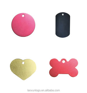 ป้ายชื่อสัตว์เลี้ยงแบบกระดูกทำจากอะลูมิเนียมเปล่า ผลิตตามสั่ง ชุบอโนไดซ์ สไตล์โมเดิร์นและโบราณ สีตามสั่ง - Product Image 6