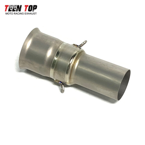 Cabezal de aleación de titanio TEENTOP Super Adventure para <span class=keywords><strong>KTM</strong></span> 1190/1050/1090/<span class=keywords><strong>1290</strong></span> ADV, tubo de enlace medio de escape para motocicleta, 51mm - Product Image 2