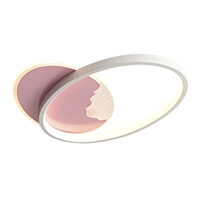 Lustre de chambre à coucher pour fille princesse, motif papillon créatif, avec télécommande, design moderne, LED à couleur changeante