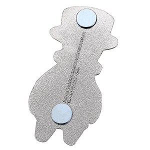 Aimants de réfrigérateur magnétiques en alliage de zinc avec logo personnalisé, émail et résine époxy - Product Image 2