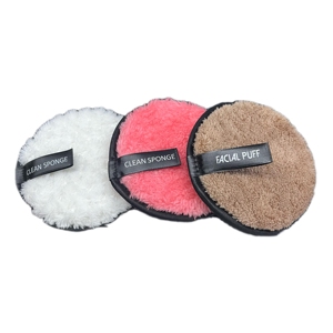 Coussinets démaquillants réutilisables pour le visage, nouveauté, tampons en coton, <span class=keywords><strong>éponge</strong></span> pour enlever le maquillage, ananas rayée, microfibre, 1 pièce - Product Image 6