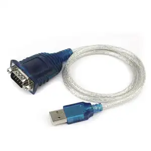 RS232 to USB 컨버터 USB 2.0 to DB9 직렬 RS232 남성 어댑터 컨버터 케이블 (드라이버 포함)