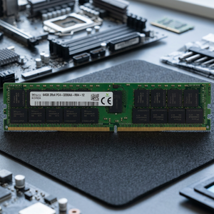 HMAA8GR7CJR4N-XN SK Hynix 1x32GB DDR4-2400 RDRAM PC4-25600 double rang X4 Module ECC 32GB DDR RAM Server pour Stock - Product Image 2