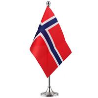 Großhandel Neue Mini Schweiz Kleine Schreibtisch-Tischflagge Büro Polyester Bedruckte Flagge Banner