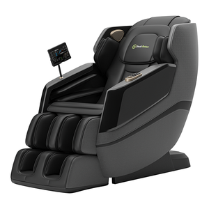 Moderner 4D <span class=keywords><strong>L</strong></span>-Track Massagesessel Ganzkörper Nacken Kopf Fuß Massagegerät 3D Zero Gravity Shiatsu Heizung Luftdruck-Massagestuhl - Product Image 1