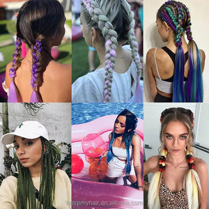 Extensioni per trecce sintetiche pre-stirate 4X Collezione Africana 38'' Capelli Lisci Pre-Layered EZ per Box Braids - Product Image 4