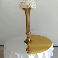 Plateau de table rond en acrylique de 60 pouces pour décorations de mariage et d'événements, centres de table élégants et décorations de table