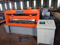 Niveleuse/drogeuse de tôles métalliques à commande PLC automatique de haute précision, entraînée par moteur