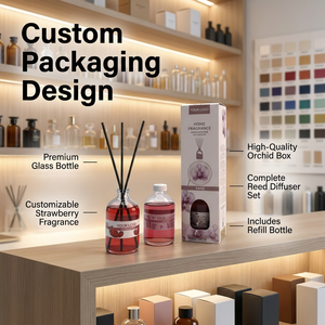 Coffret Cadeau Diffuseur à Bâtonnets 100ml du Fabricant – Parfum d'Ambiance de Luxe Sans Flamme pour Hôtels et Vente en Gros - Product Image 3
