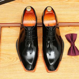 Nouvelles chaussures décontractées pour hommes, faciles à enfiler, style britannique, en cuir véritable, faites à la main, respirantes, mocassins polyvalents - Product Image 1