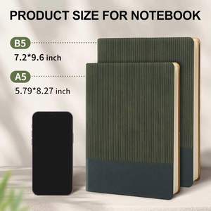 Hot Sale Custom A5 B5 Lined <b>Journal</b> Notebook LOGO Soft PU Dairy Leather Business Hardcover Notebook Manufacturing - Product Image 2
