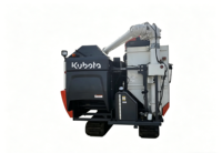 Moteur diesel turbo 4 cylindres d'occasion pour moissonneuse-batteuse de riz et de blé EX108Q-S, avec tarière de déchargement longue et faible perte de grain