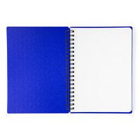 Cuaderno Espiral con Bolígrafo, Agenda Personalizada 5x7'', Cubierta de PP, Bolsillo de PVC, Organizador Escolar Promocional, 70 Hojas, Gran Venta