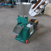 Machine à granulés d'aliments pour volailles, type D, à matrice plate, avec moteur électrique et trémie d'alimentation large, pour maïs, soja et son, conviviale et peu encombrante