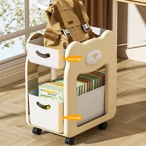 Estante de Almacenamiento de Aperitivos para Mochila Escolar, Carrito Pequeño Móvil, Organizador de Libros, Estante de Escritorio para Dormitorio Estudiantil - Product Image 4