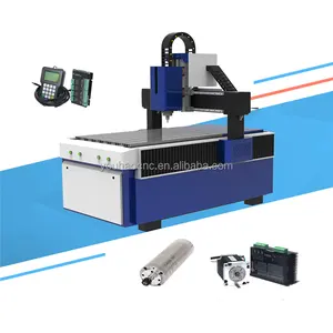 เราเตอร์ CNC ขนาด6090 2.2KW ขนาดเล็กเครื่องกัด CNC ไม้อะคริลิคหินโลหะอลูมิเนียมพร้อมตัวควบคุม Mach 3 DSP