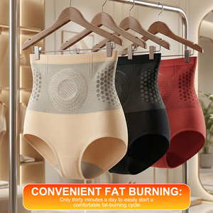 Shorts gainants taille haute pour femmes avec contrôle du ventre, sans coutures, effet push-up fessier, compression ferme pour usage quotidien - Product Image 4