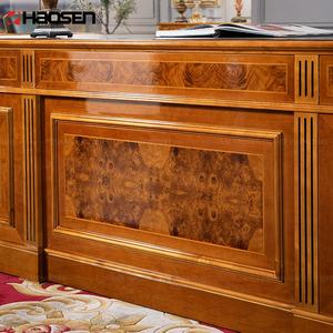 Ensemble de mobilier de bureau de luxe classique pour le gouvernement, table et chaise de direction, vente chaude - Product Image 5